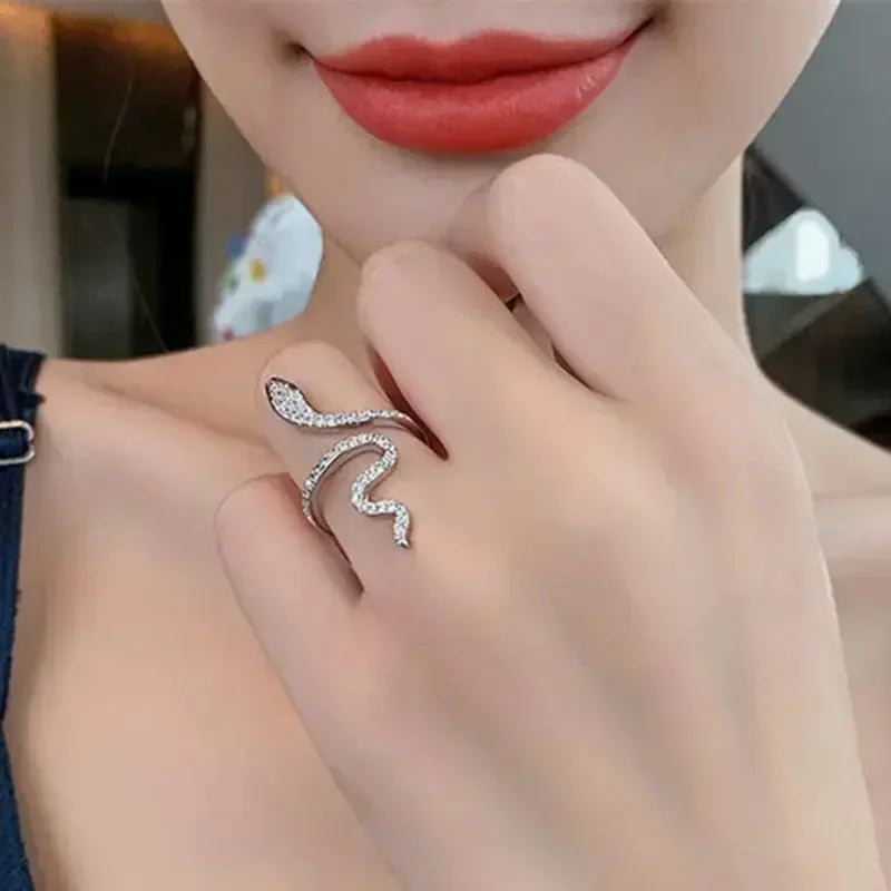 Punk Style Snake Ring with Personality