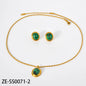 Retro-style jewelry set feminine bohemian charm.