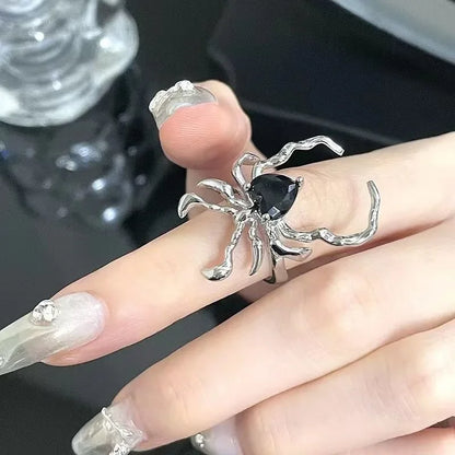 Spider Punk Style Open Ring for Women and Men Halloween.