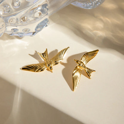 Vintage Swallow-Shaped Earrings for Women